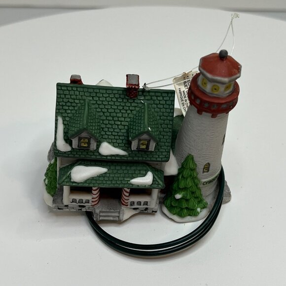 Dept 56 Craggy Cove Lighthouse Christmas Tree Ornament from 1998 - Picture 4 of 9